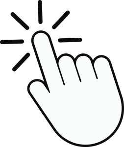 Finger click icon